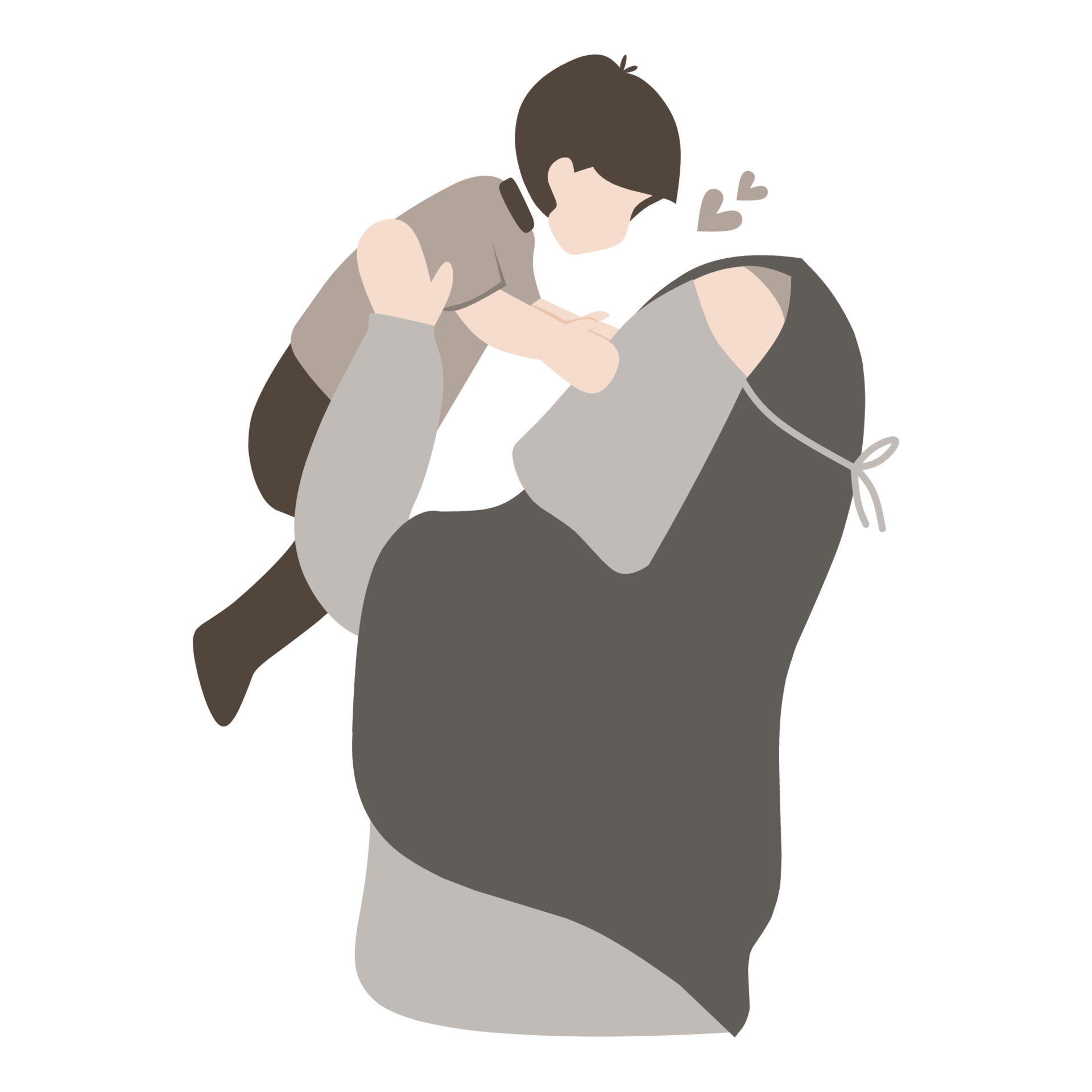 vecteezy mother with niqab holding her son 20547394 1